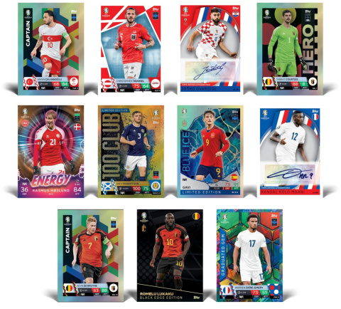 【希少】EURO・APAC 未開封フルセット Blister Eco Pack EURO 2024 Match Attax | karteina.pl